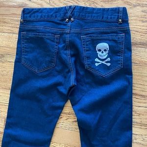 Betsey Johnson Skull Skinny Jeans